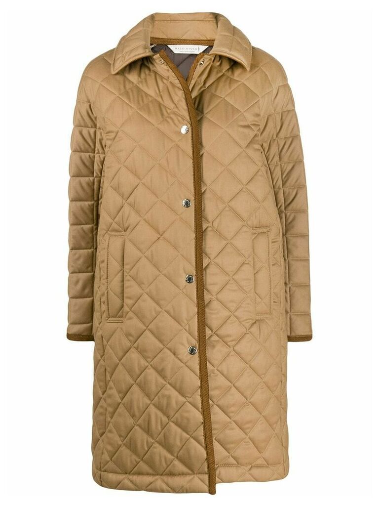 Mackintosh Rhynie quilted coat - Brown