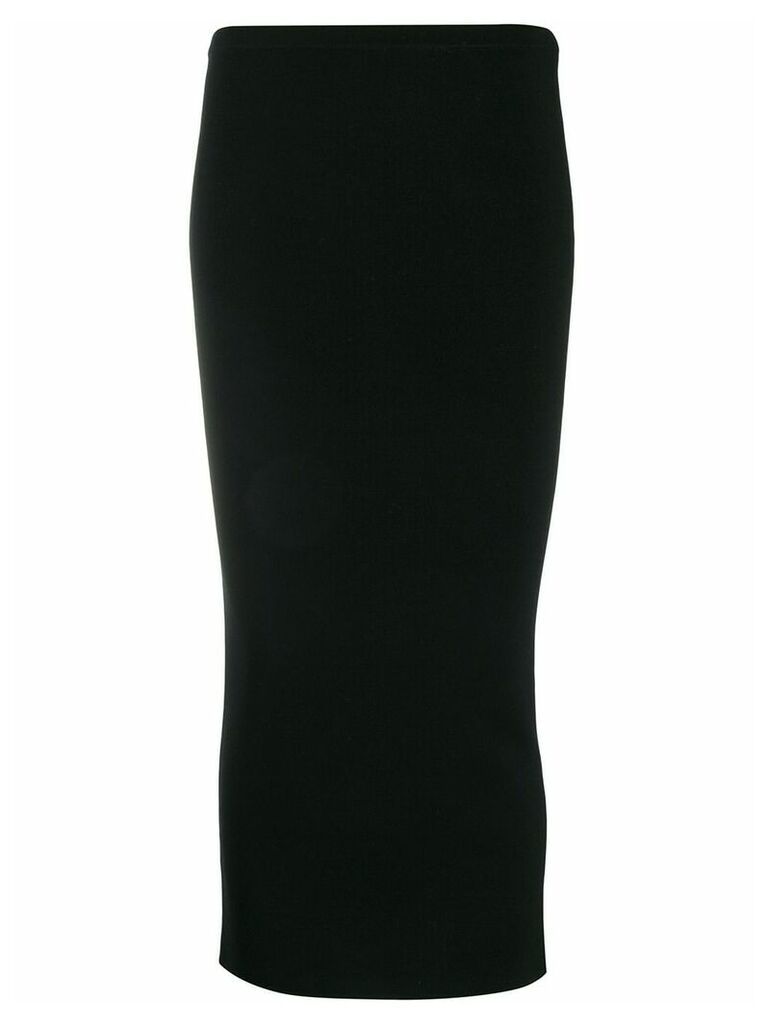 Toteme fitted knit skirt - Black