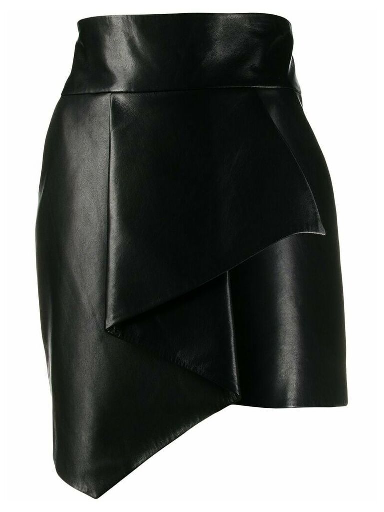 Alexandre Vauthier fitted asymmetric skirt - Black