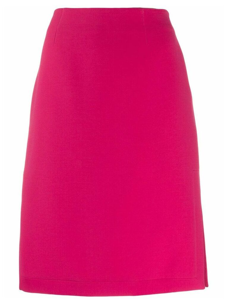 Emilio Pucci side slit pencil skirt - PINK