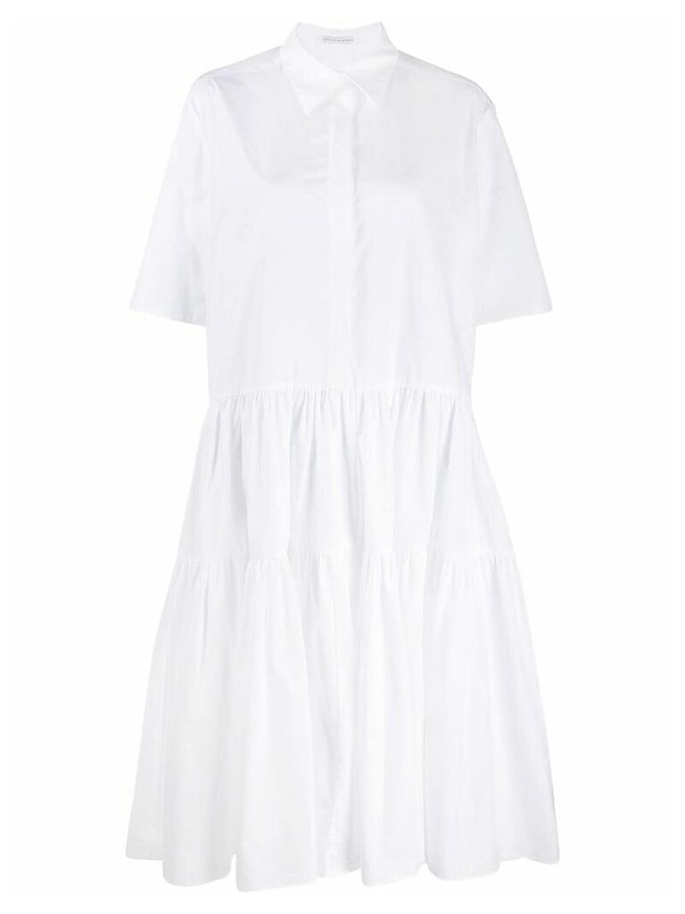 Cecilie Bahnsen Primrose midi shirt dress - White