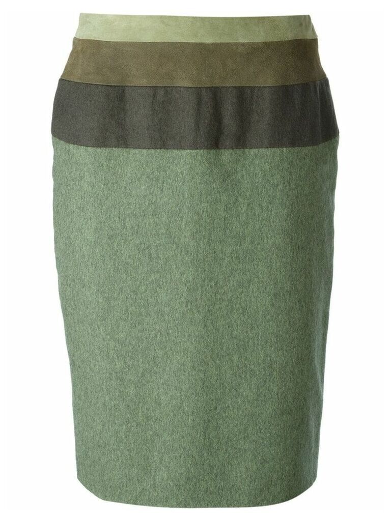 Jean Louis Scherrer Pre-Owned straight skirt - Green