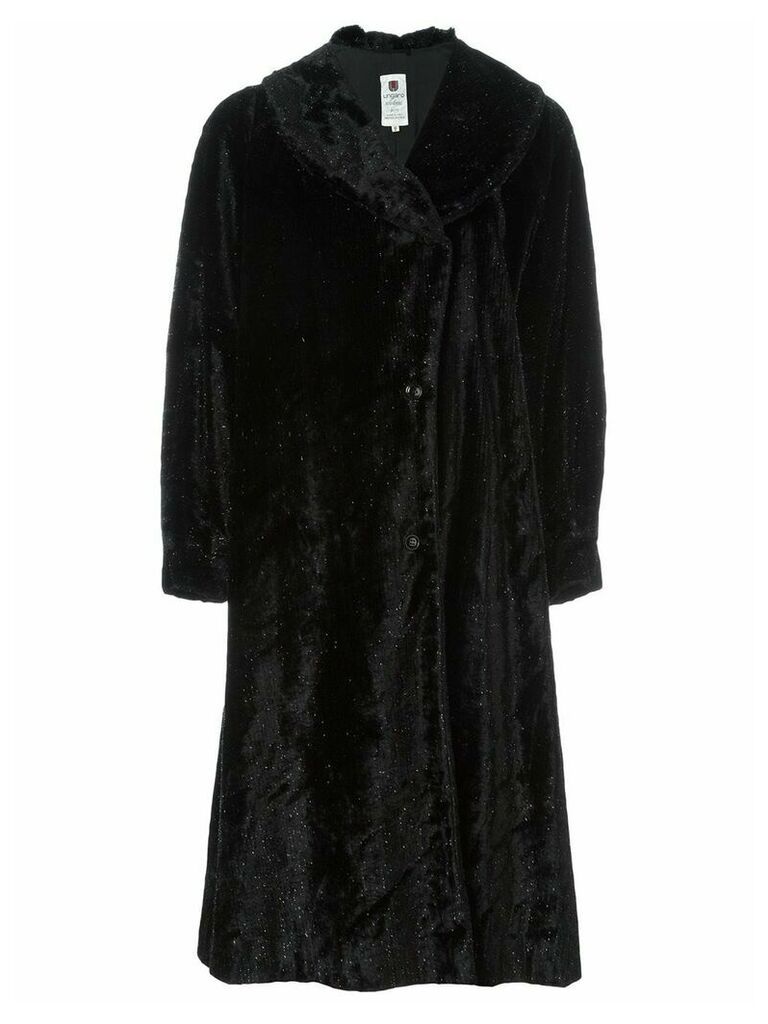 Emanuel Ungaro Pre-Owned faux fur coat - Black
