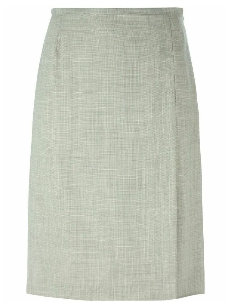 Jean Louis Scherrer Pre-Owned a-line skirt - Grey