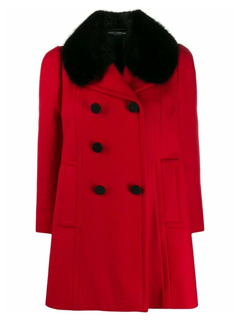 Dolce & Gabbana Pre-Owned double-breasted coat - Red