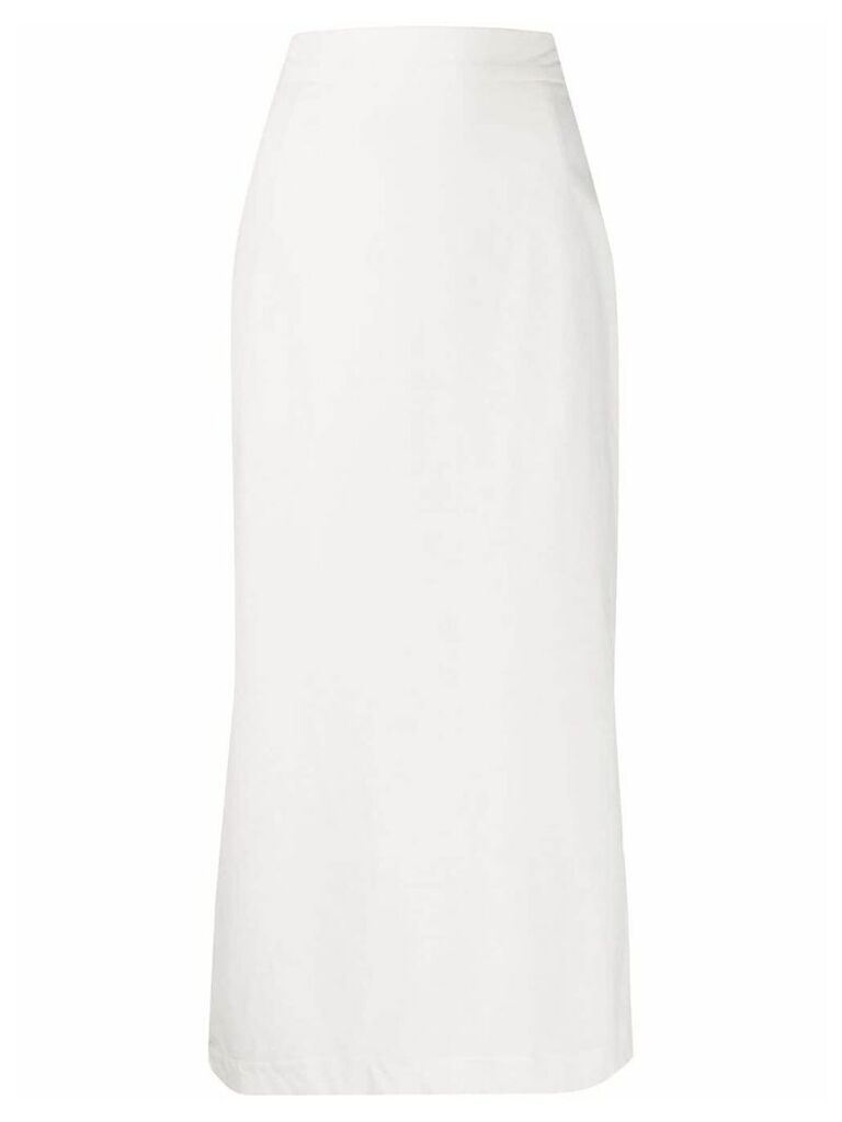 Vivienne Westwood Pre-Owned 1990s straight midi skirt - White
