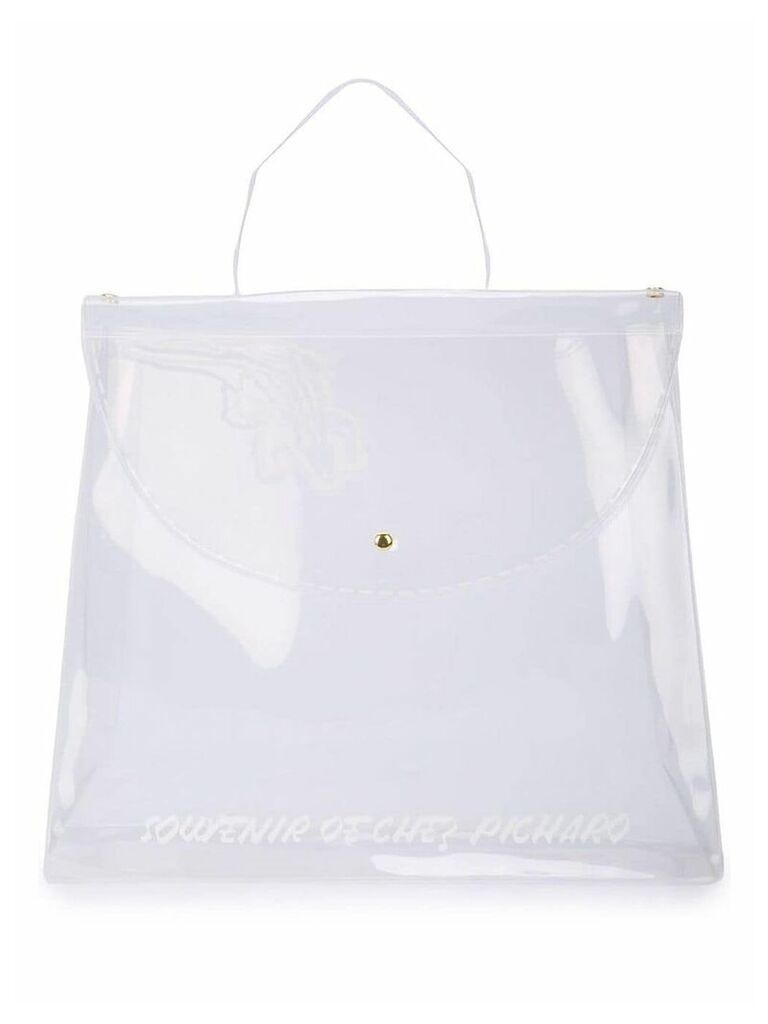 Amélie Pichard logo souvenir bag - White