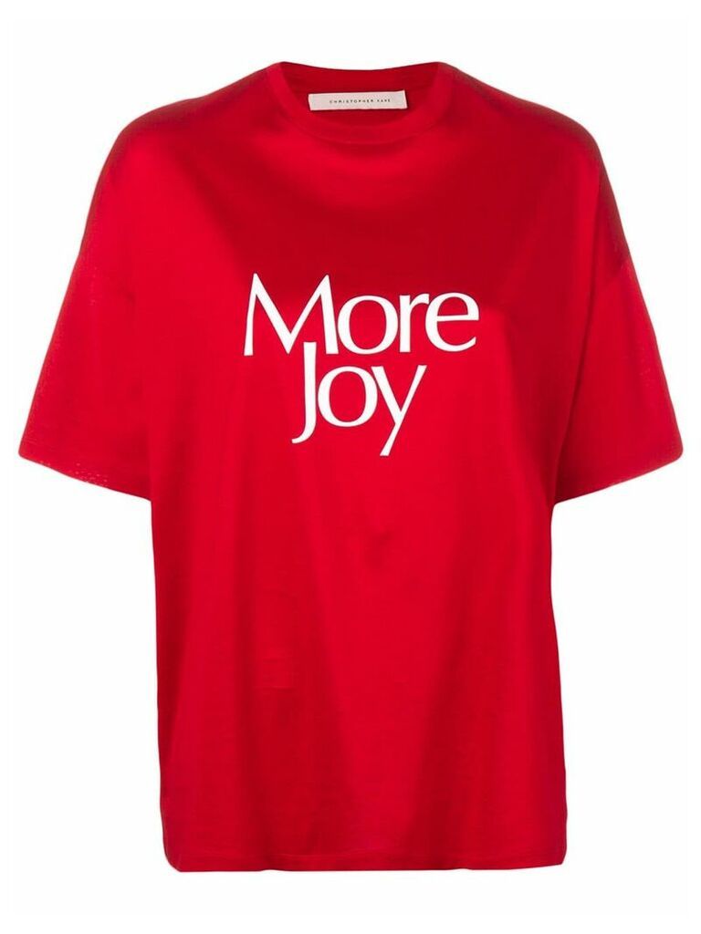 Christopher Kane More Joy t-shirt - Red