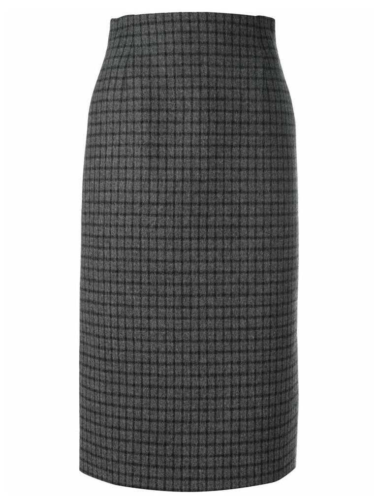 Nº21 check pencil skirt - Grey