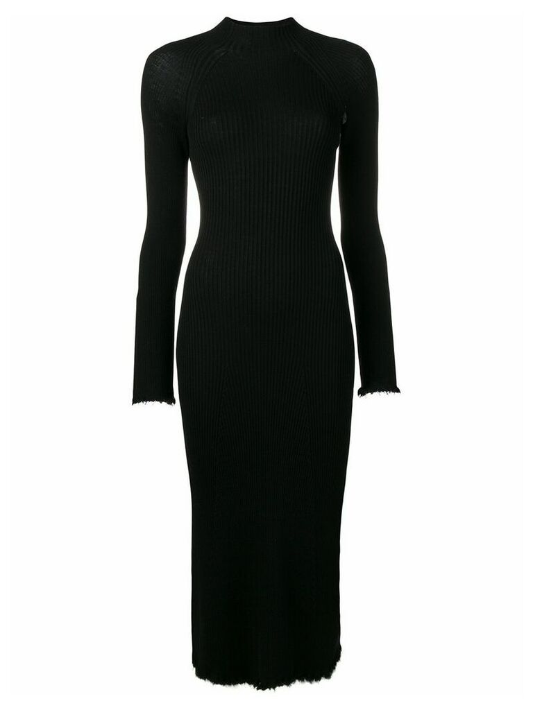 Sonia Rykiel long knitted dress - Black