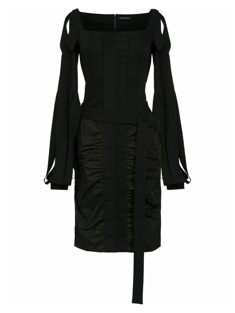 Gloria Coelho Corselet dress - Black