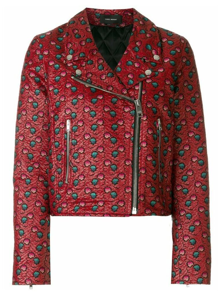 Isabel Marant Heaton embroidered biker jacket