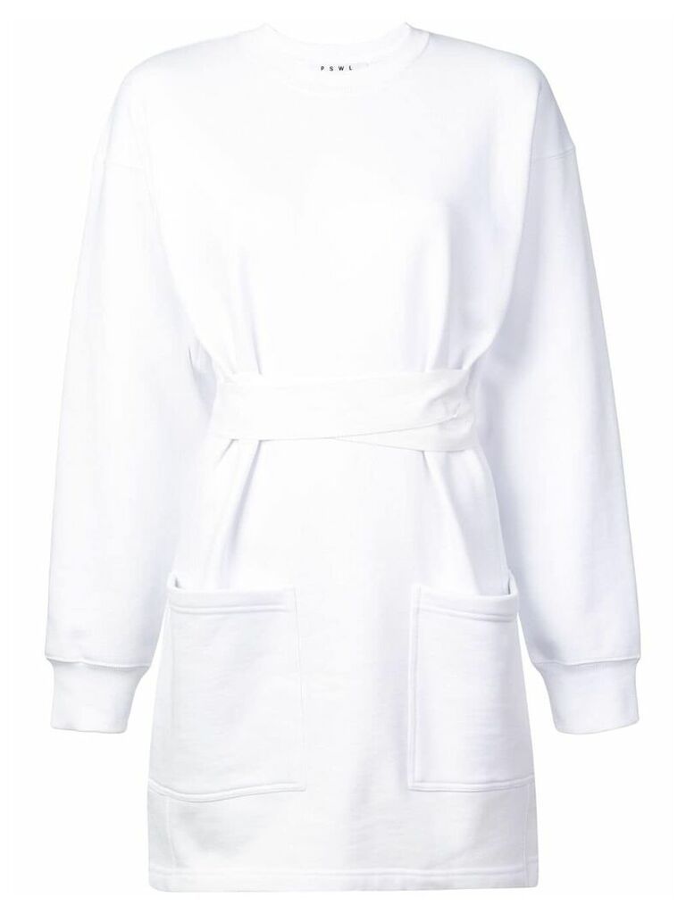 Proenza Schouler tied sweater dress - White