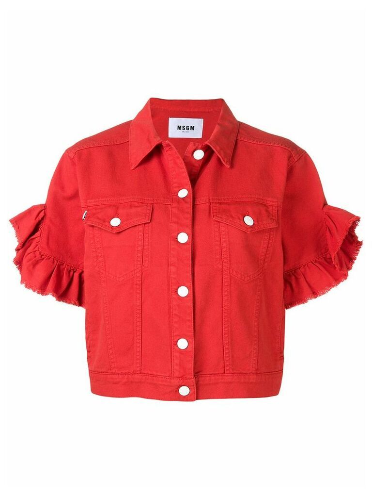 MSGM short-sleeved jacket - Red