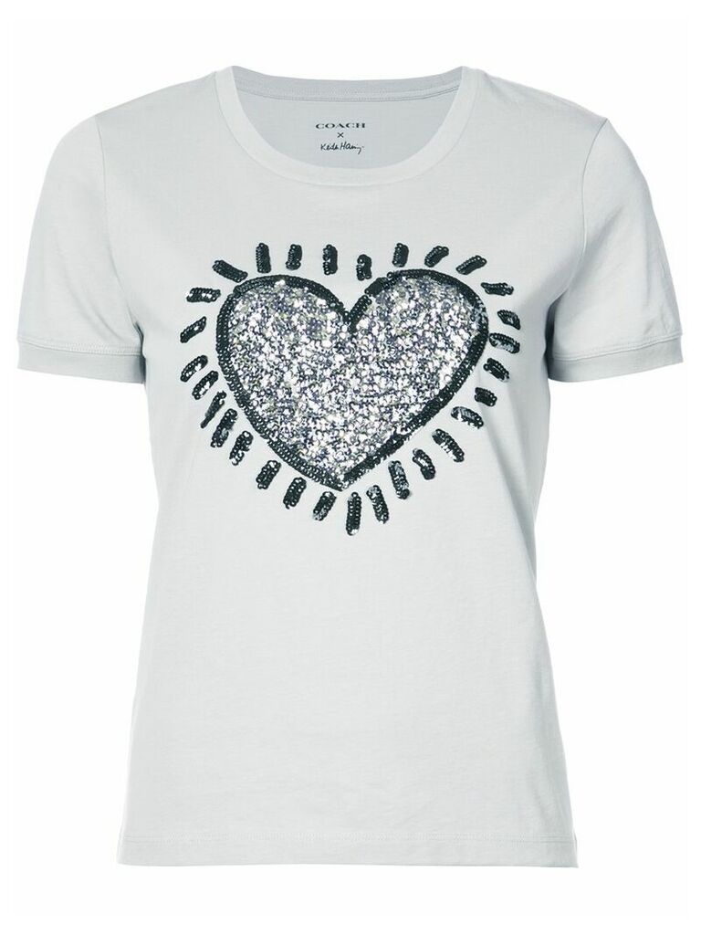 Coach X Keith Haring embellished T-shirt - MEDIUM GREY