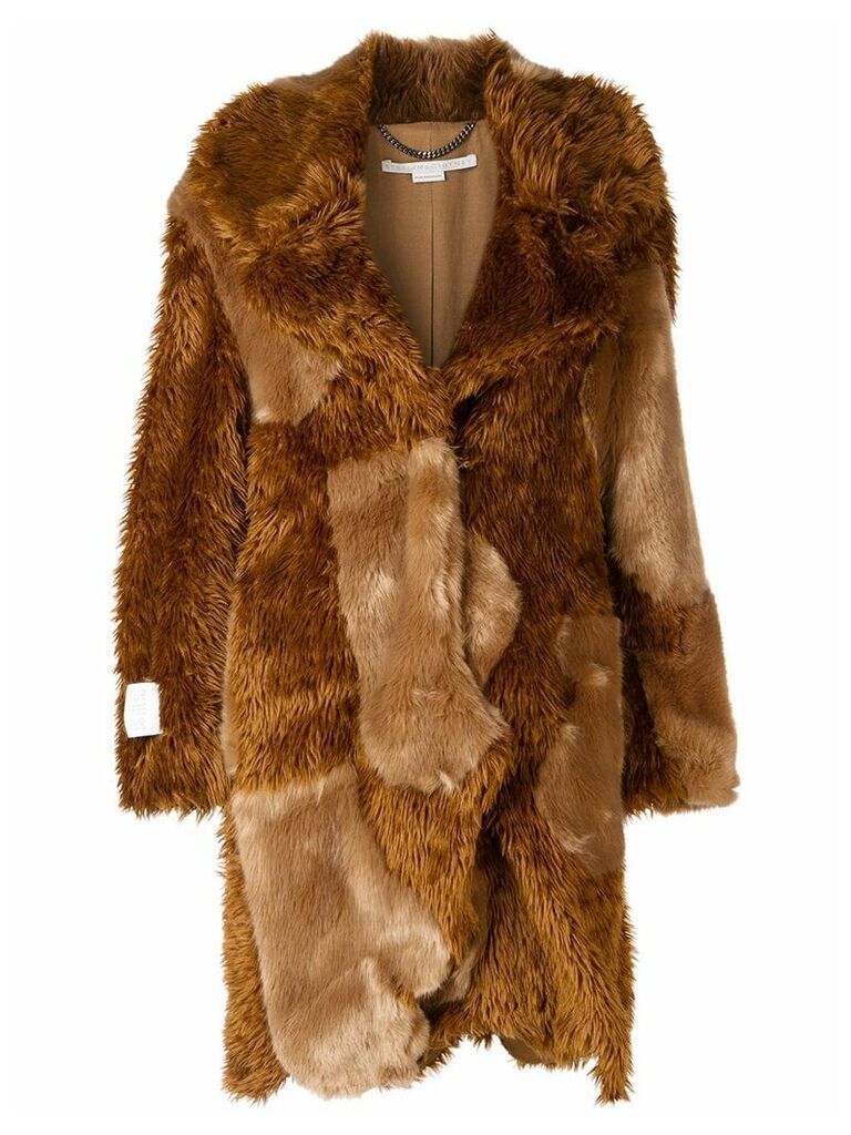 Stella McCartney Sugar Cane coat - Brown