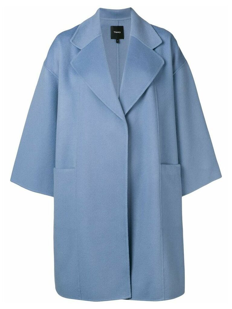 Theory oversized coat - Blue
