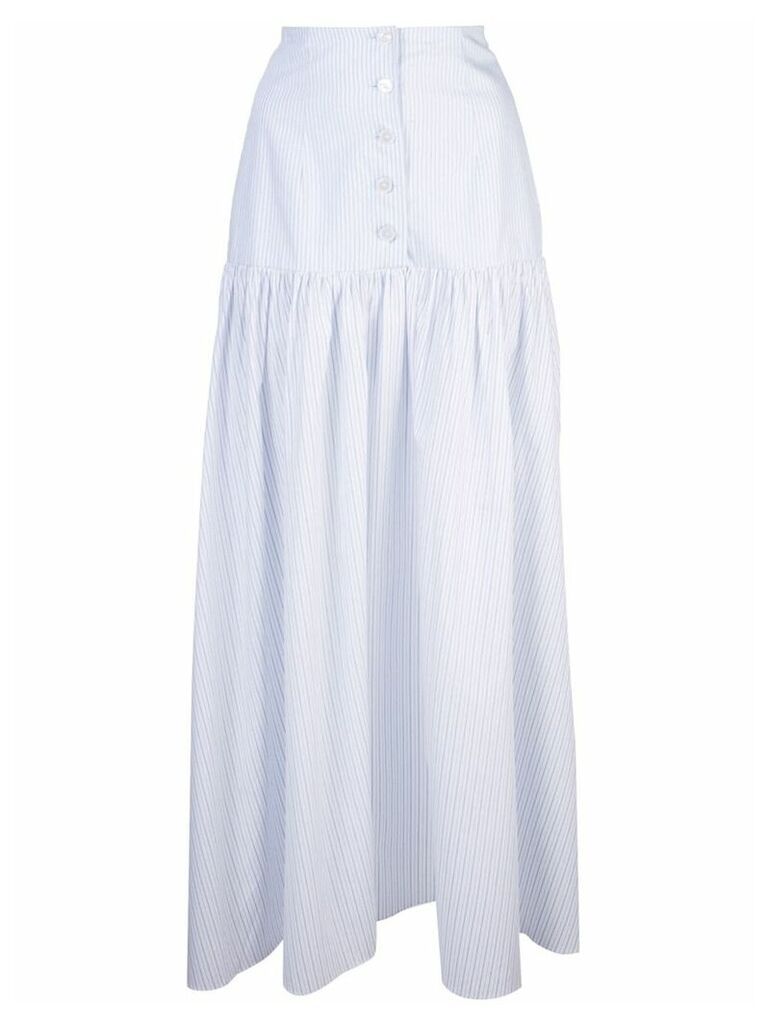 Arias button front skirt - White