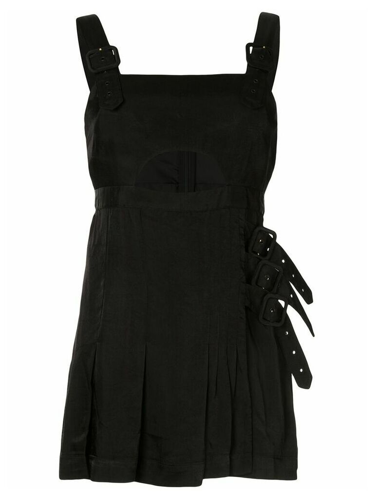 Alice McCall Favour buckle-embellished dress - Black