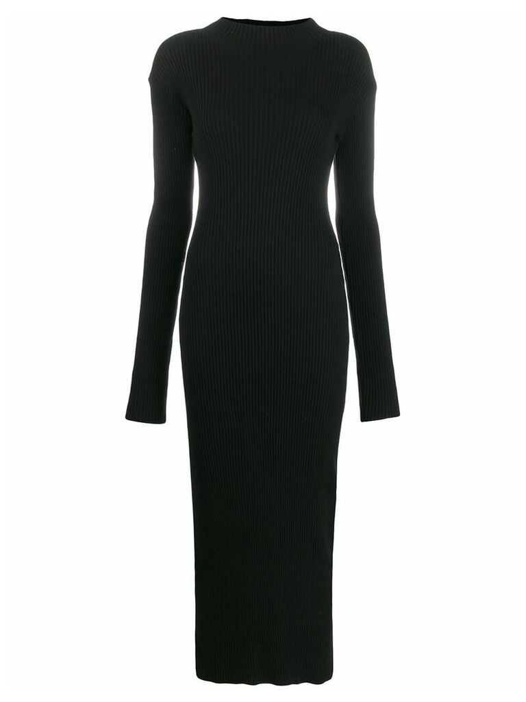 Our Legacy ribbed knitted dress - Black
