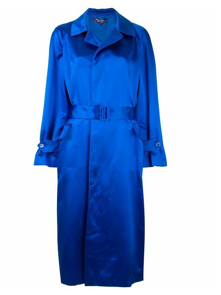 Ralph Lauren Collection belted trench coat - Blue