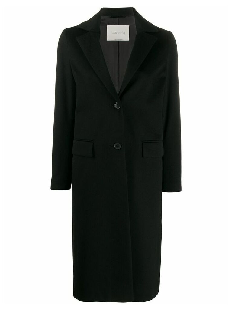 Mackintosh chesterfield coat - Black