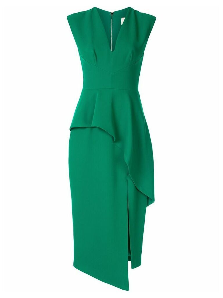 Ginger & Smart Elixer peplum dress - Green