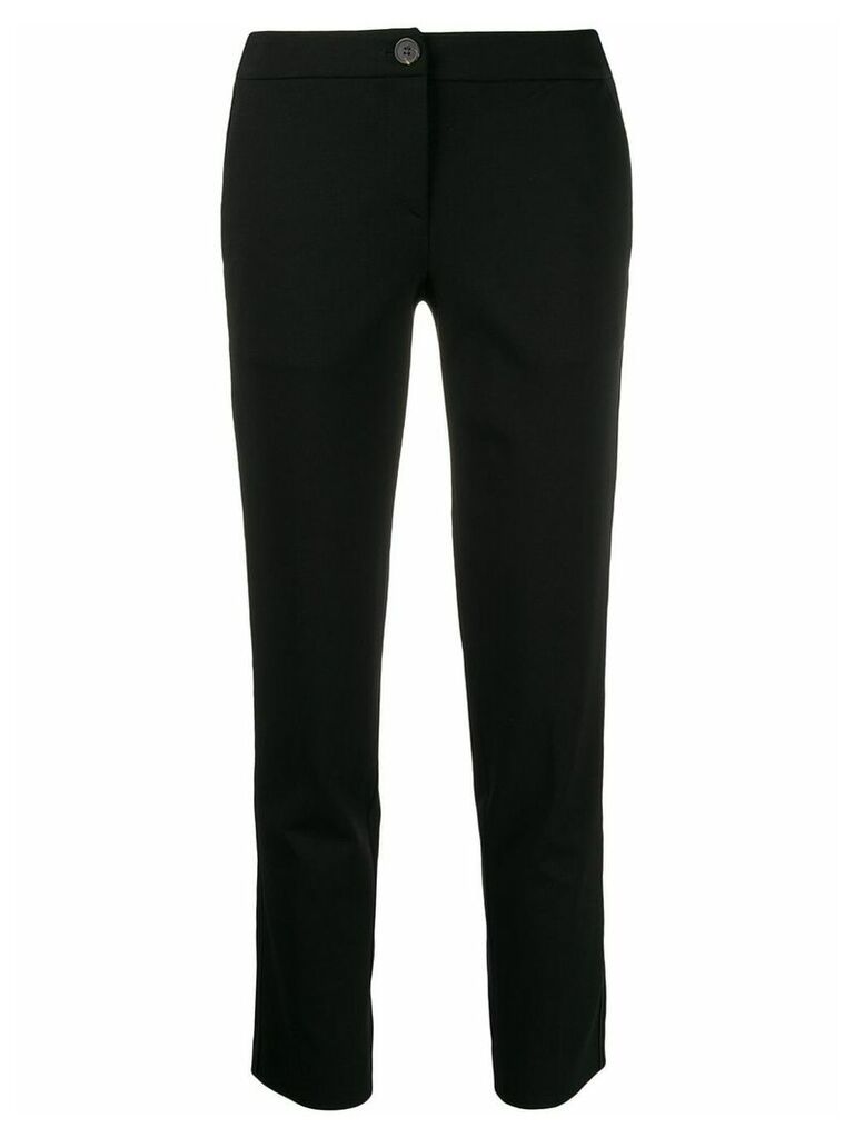 Semicouture slim-fit jersey trousers - Black