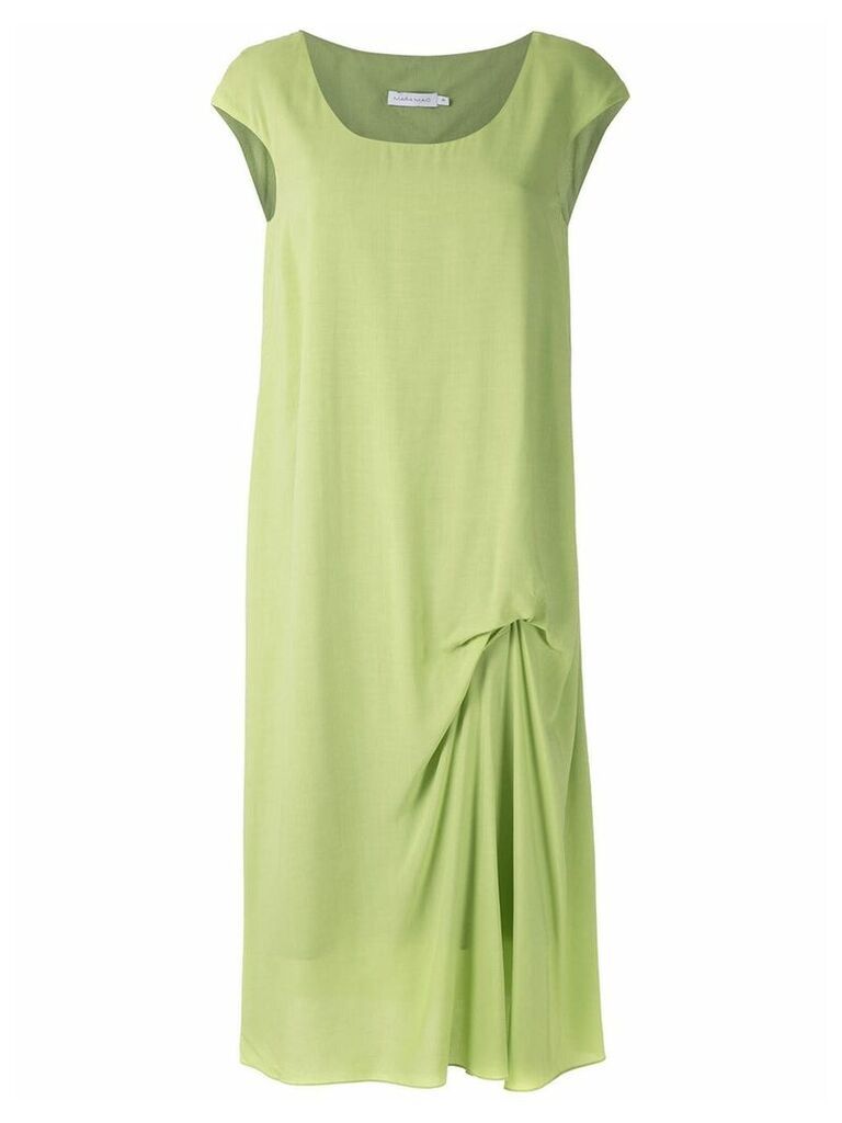 Mara Mac draped midi dress - Green