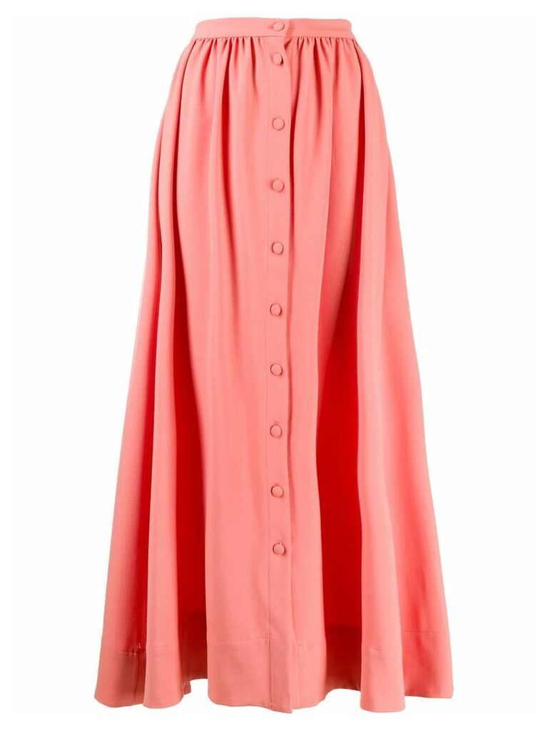 Chinti and Parker front button skirt - PINK