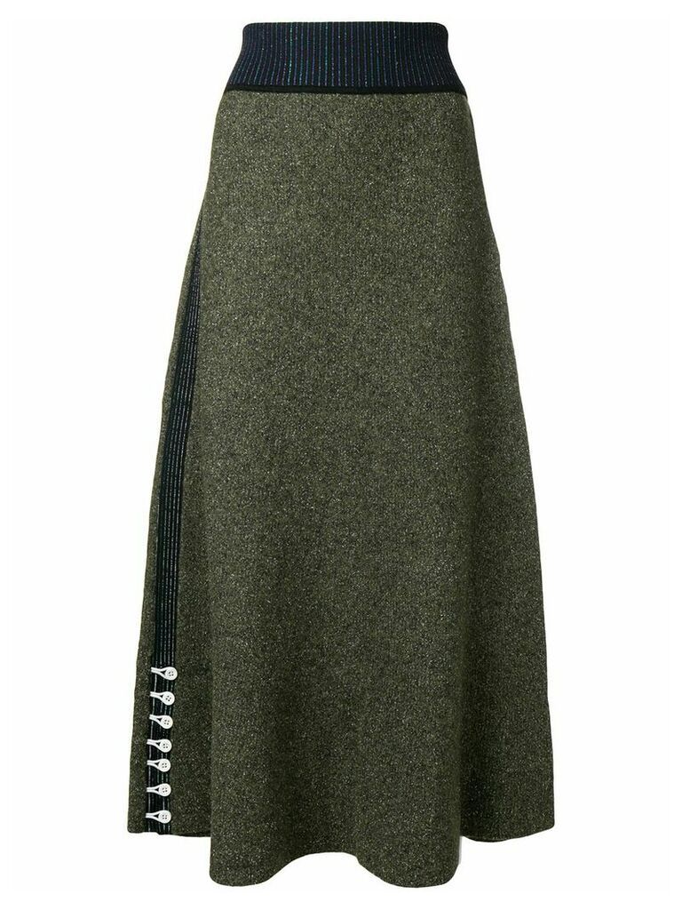3.1 Phillip Lim Textured Skirt - Green