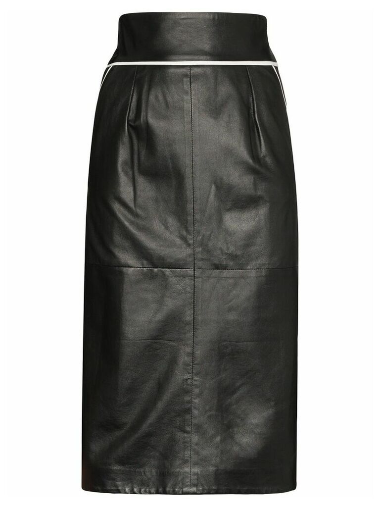 Skiim Vida contrast piping skirt - Black