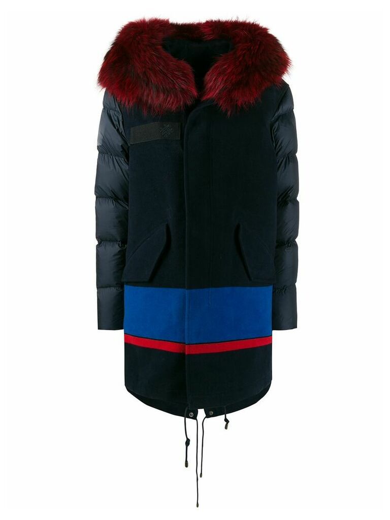 Mr & Mrs Italy Jazzy-fit down parka - Blue