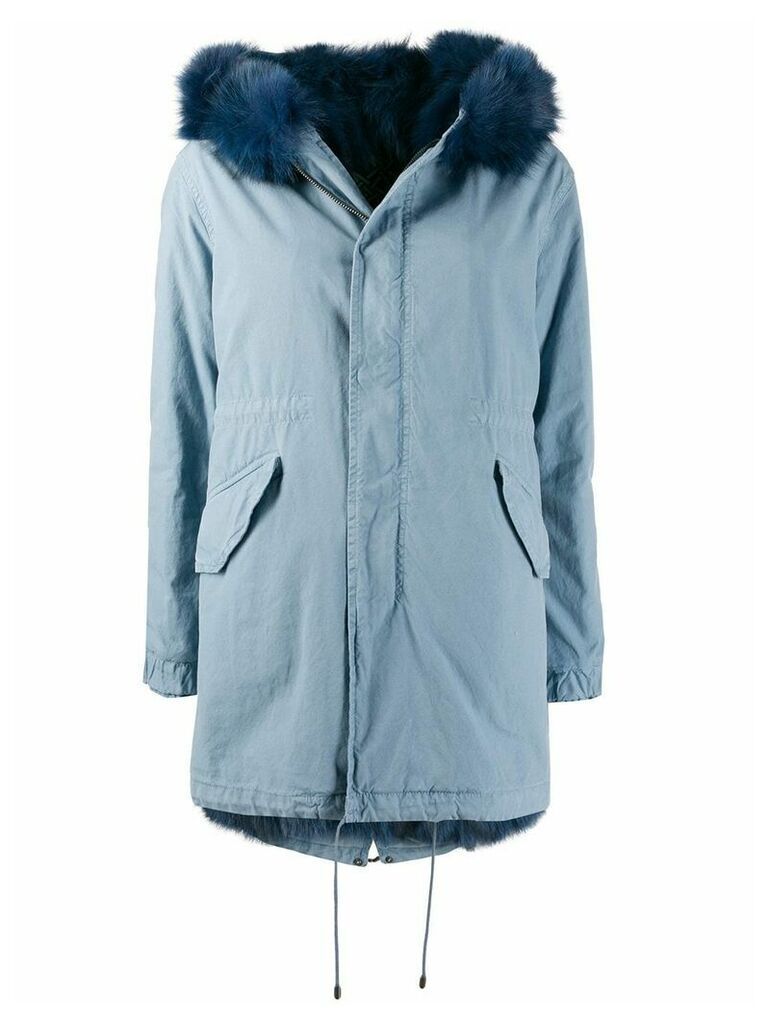 Mr & Mrs Italy New York-fit hooded parka - Blue