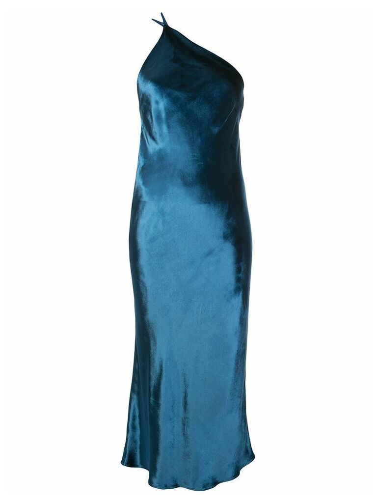 Michelle Mason back cowl midi dress - Blue