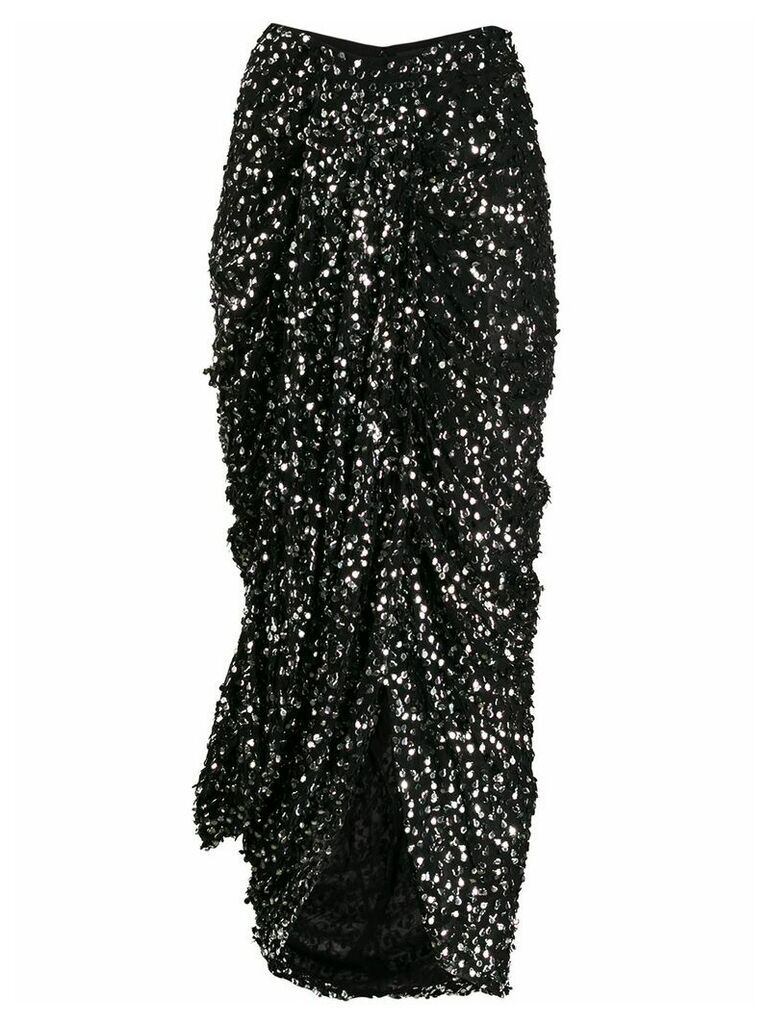 Isabel Marant Calliandra sequinned skirt - Black