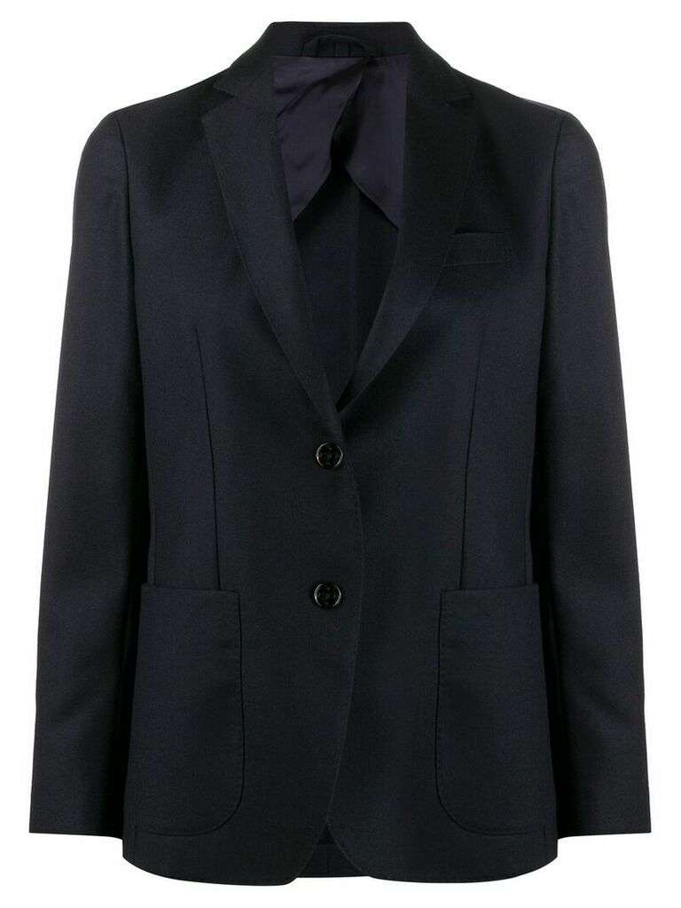 Fay fitted single-breasted blazer - Blue