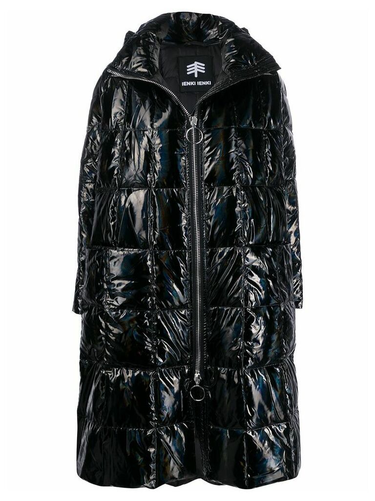 Ienki Ienki oversized zipped coat - Black