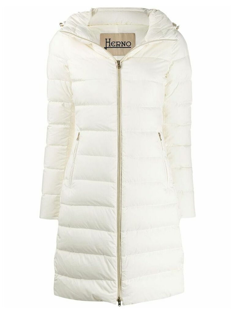 Herno hooded down coat - NEUTRALS