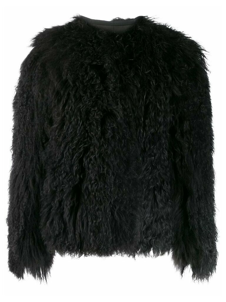 Isaac Sellam Experience Magnolie fur coat - Black
