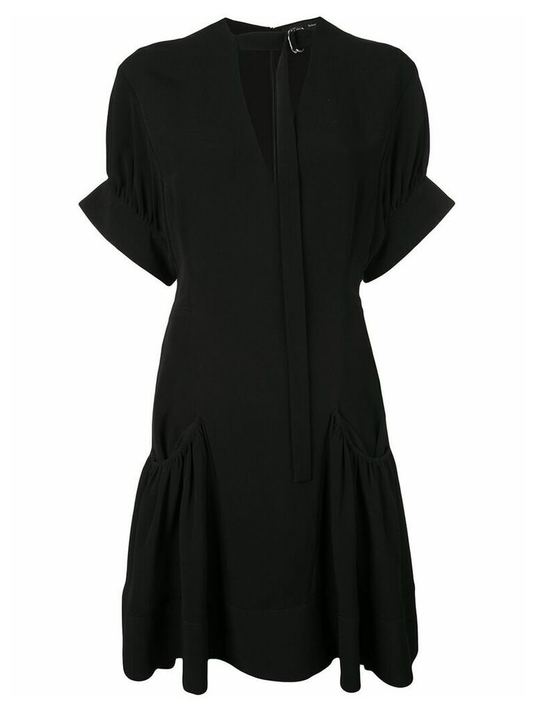 Proenza Schouler Crepe Short Dress - Black
