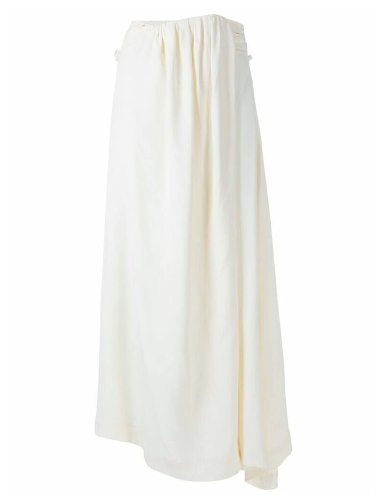 Olympiah Magnolia gathered skirt - White