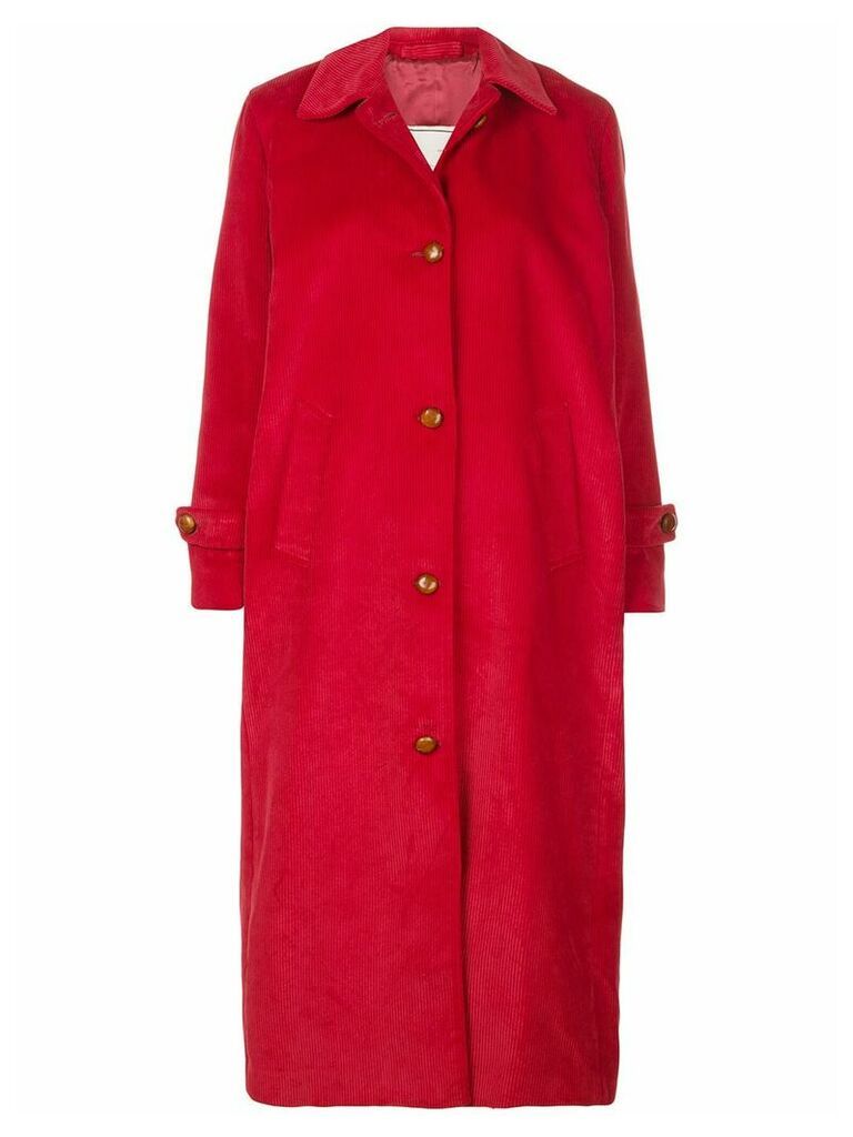 Giuliva Heritage Collection Maria corduroy coat - Red