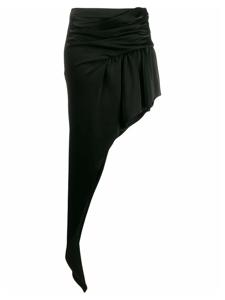 Alexander Wang asymmetric floor-length skirt - Black