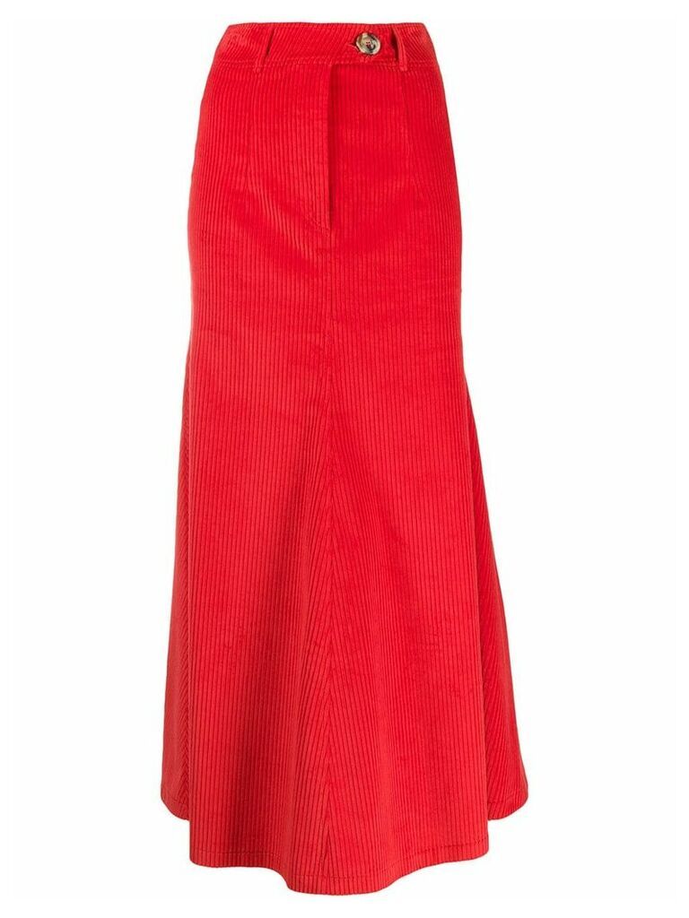 A.W.A.K.E. Mode high-waisted skirt - Red