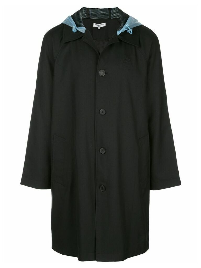 Opening Ceremony hooded trench coat - Black