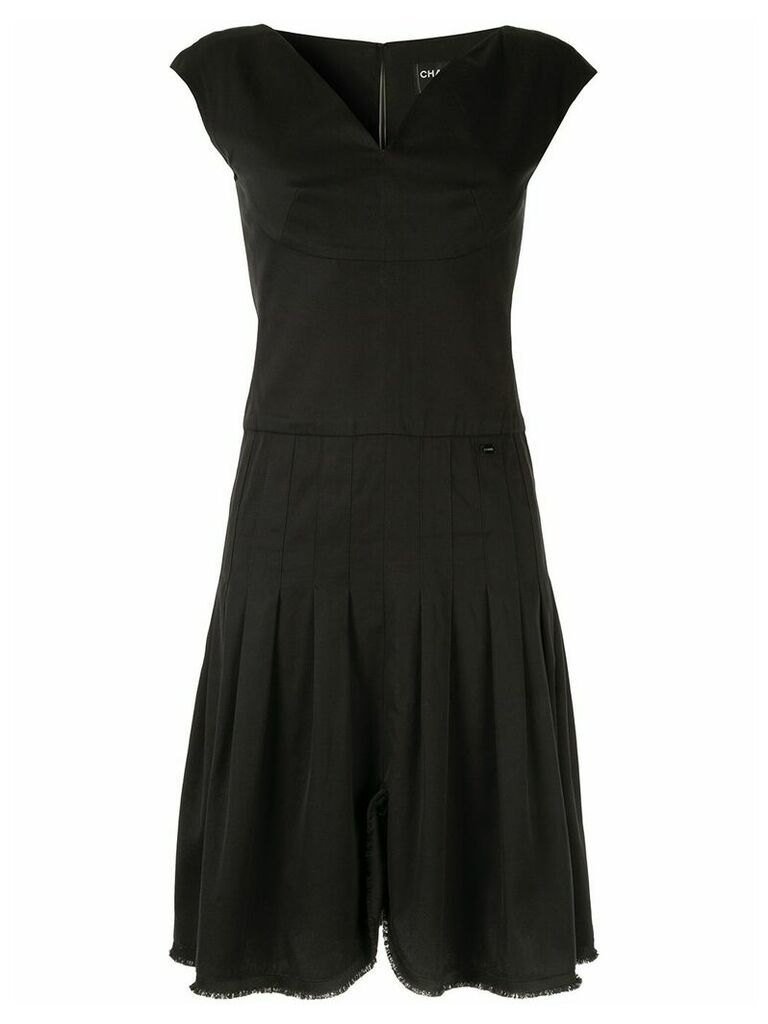 Chanel Pre-Owned sleeveless one piece dress - Black