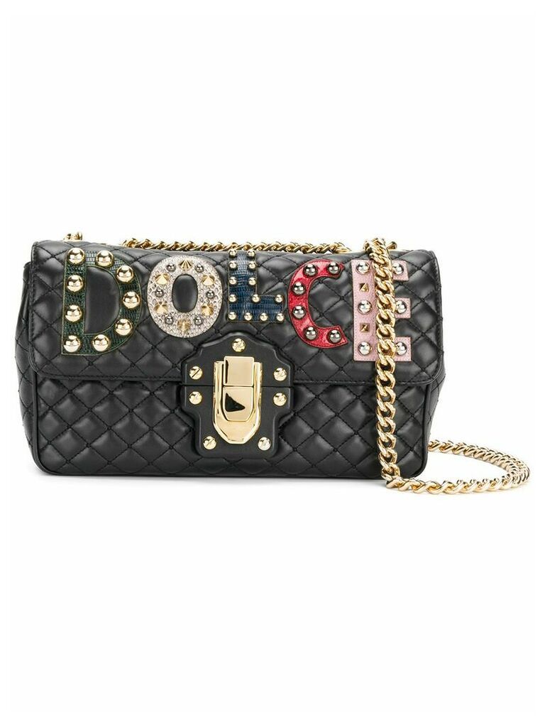 Dolce & Gabbana Lucia quilted shoulder bag - Black