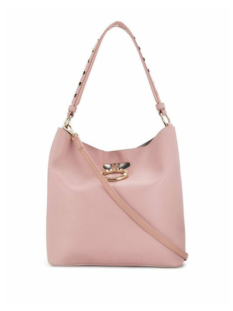 Versace Jeans Couture logo bucket bag - PINK