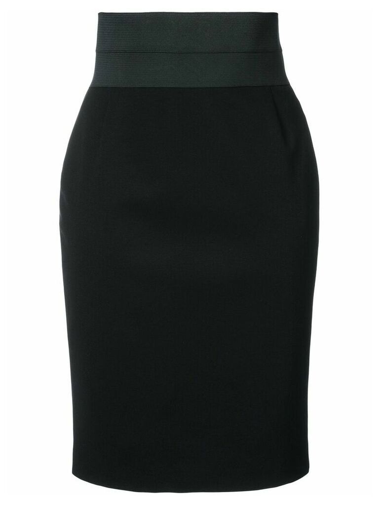 Akris Punto fitted high-waist pencil skirt - Black